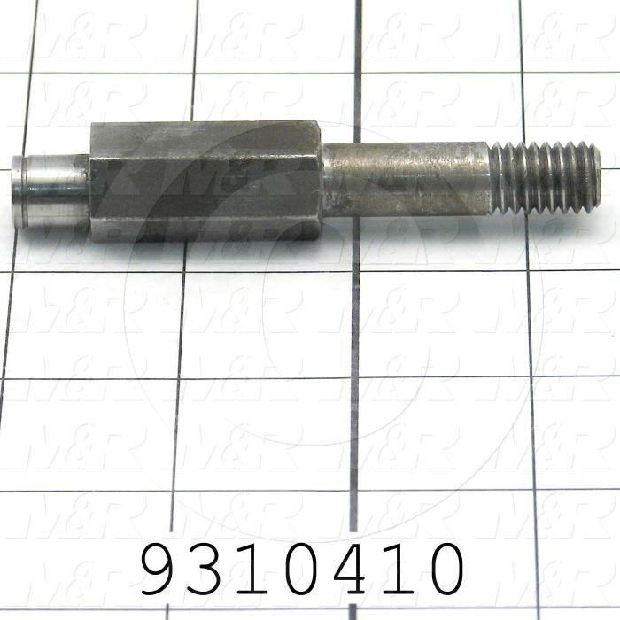 Fabricated Parts, Lower Bearing, 3.44 in. Length, 0.63 in. Width, 0.63 in. Height