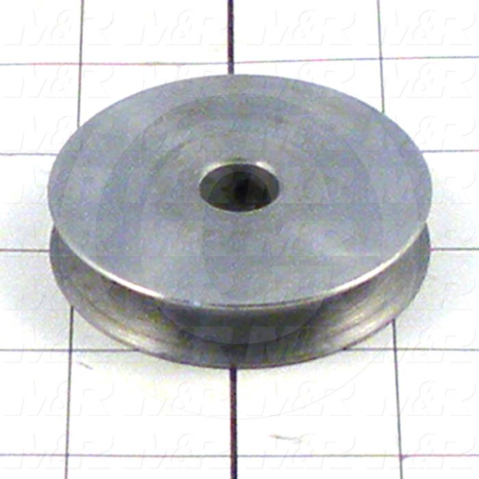 Fabricated Parts, Lower Belt Pulley, 0.50 in. Width, 2.40 in. Diameter