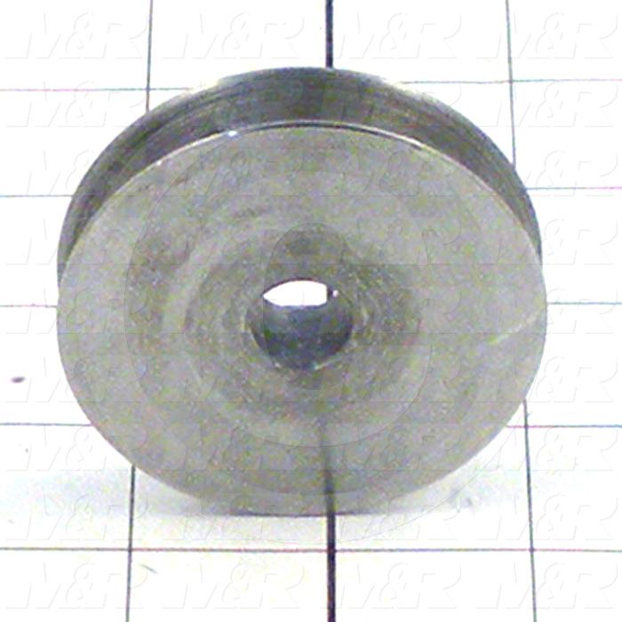 Fabricated Parts, Lower Belt Pulley, 0.50 in. Width, 2.40 in. Diameter