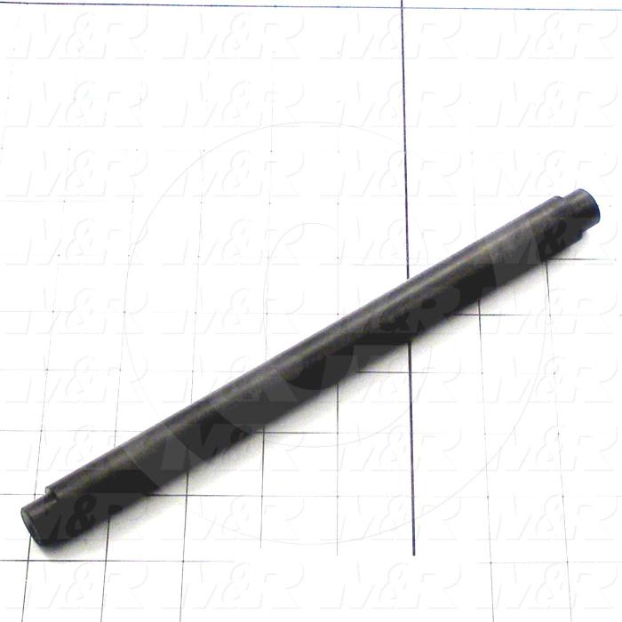 Fabricated Parts, Lower Roller Shaft, 9.31 in. Length, 0.75 in. Diameter, Black Oxide Finish