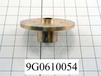 Fabricated Parts, Lower Seal Flange, 1.63 in. Width, 3.94 in. Diameter, Hard Chromium Finish