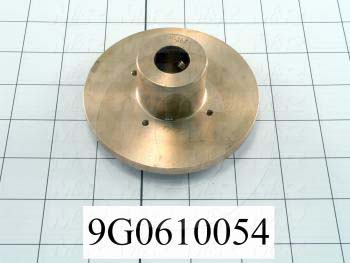 Fabricated Parts, Lower Seal Flange, 1.63 in. Width, 3.94 in. Diameter, Hard Chromium Finish