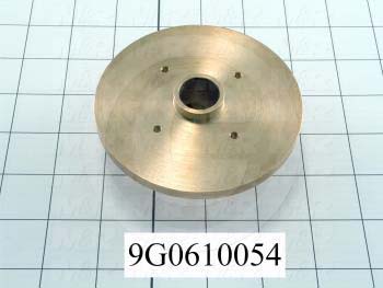 Fabricated Parts, Lower Seal Flange, 1.63 in. Width, 3.94 in. Diameter, Hard Chromium Finish
