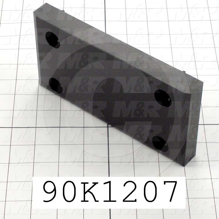 Fabricated Parts, Lower Slide 7.75", 7.75 in. Length, 3.88 in. Width, 1.00 in. Height