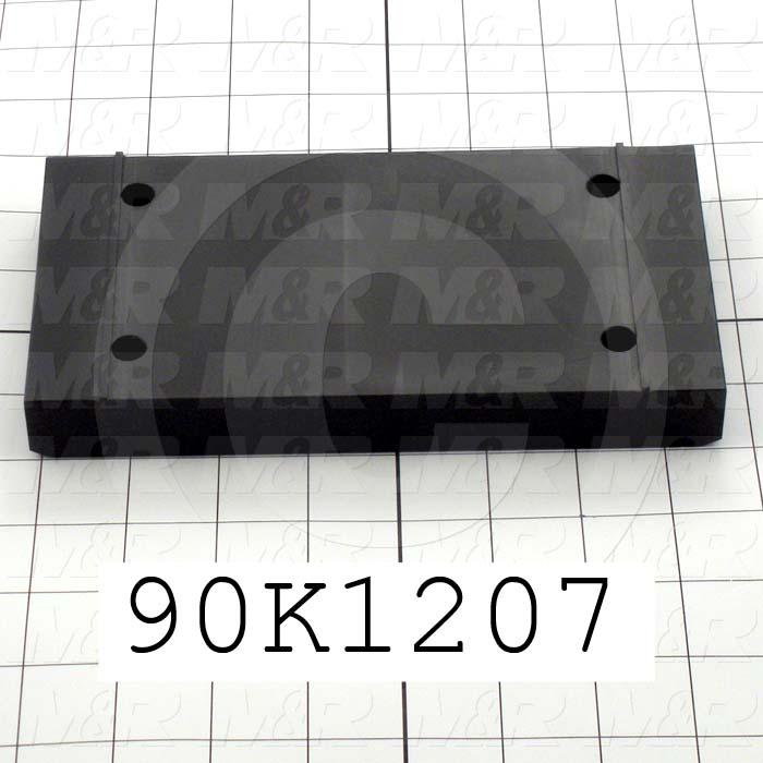 Fabricated Parts, Lower Slide 7.75", 7.75 in. Length, 3.88 in. Width, 1.00 in. Height