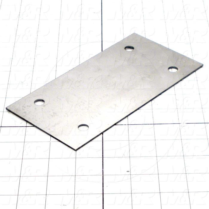 Fabricated Parts, Lower Slide, 7.88 in. Length, 4.00 in. Width