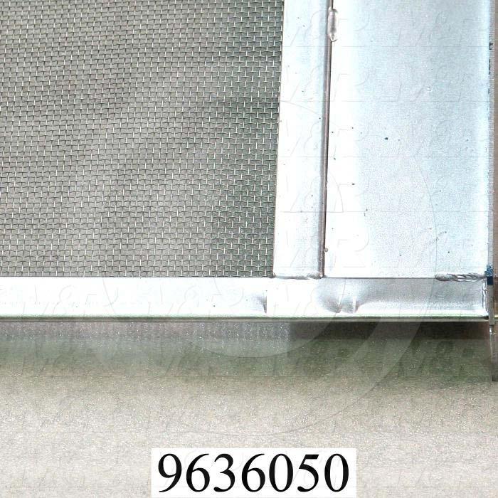 Fabricated Parts, Main Filter Weldment, 27.36 in. Length, 17.18 in. Width