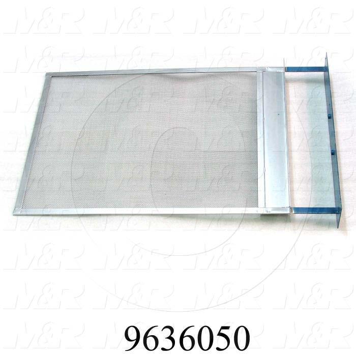 Fabricated Parts, Main Filter Weldment, 27.36 in. Length, 17.18 in. Width