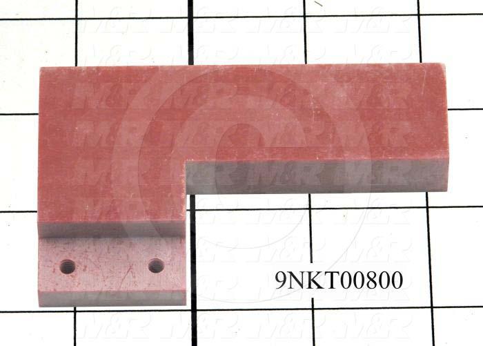 Fabricated Parts, Male Contact Mounting, 3.50 in. Length, 0.50 in. Thickness