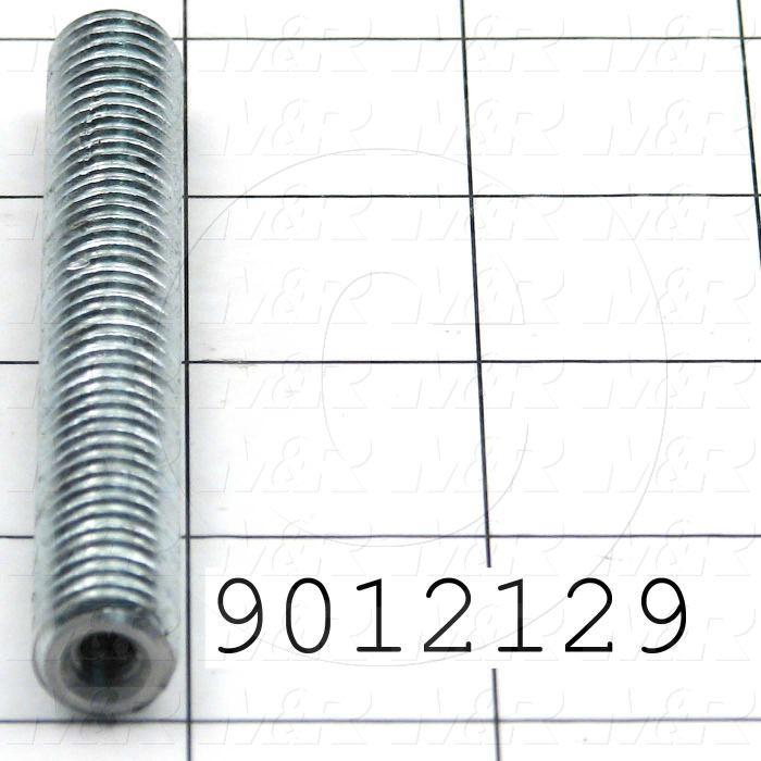 Fabricated Parts, Manual Lock Stud, 3.56 in. Length, 1/2-13 Thread Size