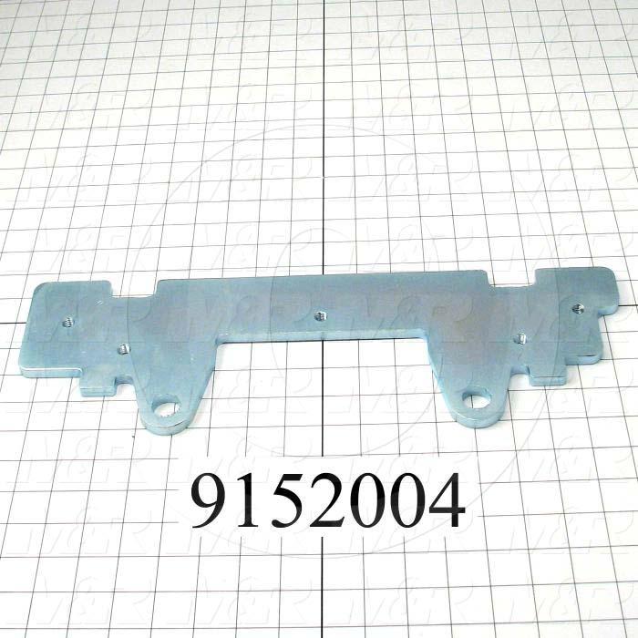 Fabricated Parts, Micro Bottom Plate, 17.00 in. Length, 5.50 in. Width, 0.38 in. Thickness