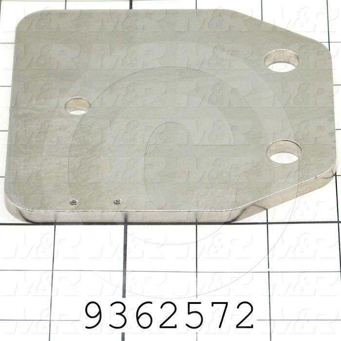 Fabricated Parts, Micro Plate, 4.75 in. Length, 4.50 in. Width, 0.25 in. Thickness