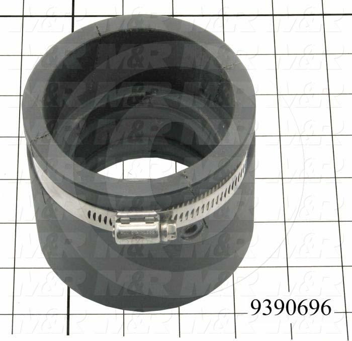 Fabricated Parts, Middle Seal Housing, 3.63 in. Length, 4.00 in. Diameter