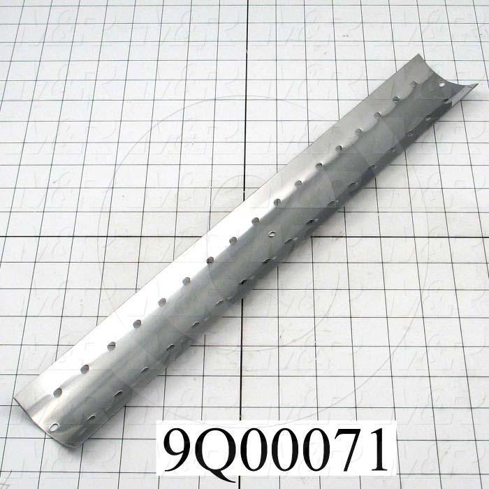 Fabricated Parts, Mirror, 18.00 in. Length, 2.38 in. Width, 0.88 in. Height