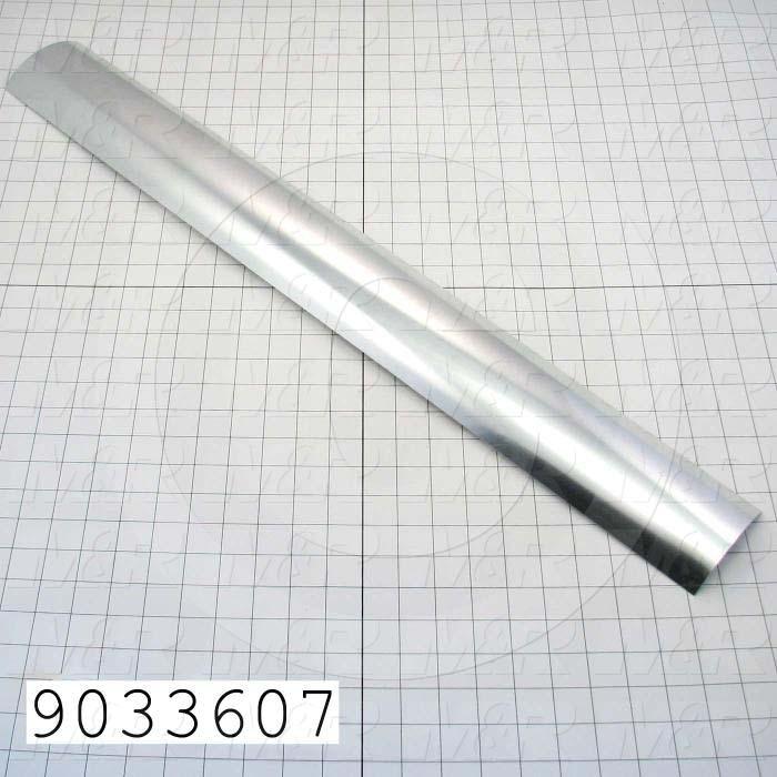 Fabricated Parts, Mirror, 31.44 in. Length, 3.75 in. Width, 0.68 in. Height, Use In Vitran V60 Series