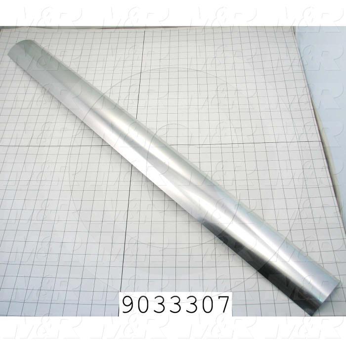 Fabricated Parts, Mirror, 40.88 in. Length, 4.05 in. Width, Use In Vitran V38 Series