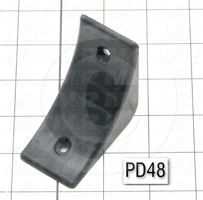 Fabricated Parts, Molded Blanket Frame Inner Corner, 2.56 in. Length, 1.50 in. Width, 2.56 in. Height, Used On PJ27 Vacuum Frame Assembly