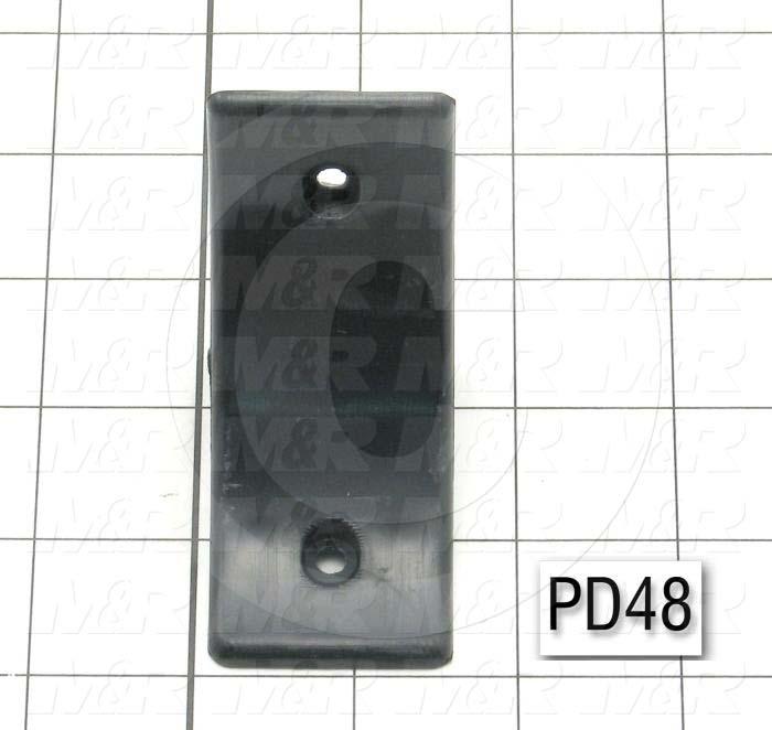 Fabricated Parts, Molded Blanket Frame Inner Corner, 2.56 in. Length, 1.50 in. Width, 2.56 in. Height, Used On PJ27 Vacuum Frame Assembly