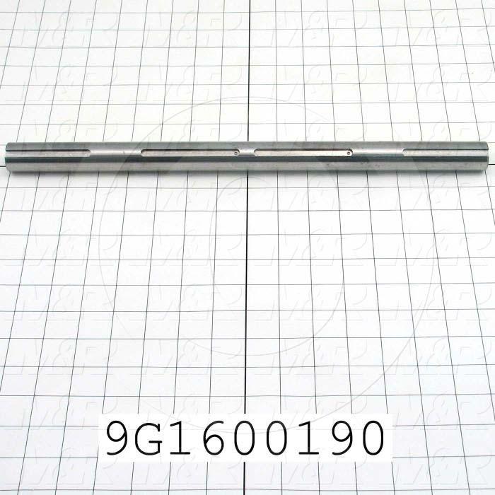 Fabricated Parts, Motor Drive Shaft, 16.00 in. Length, 1.00 in. Diameter