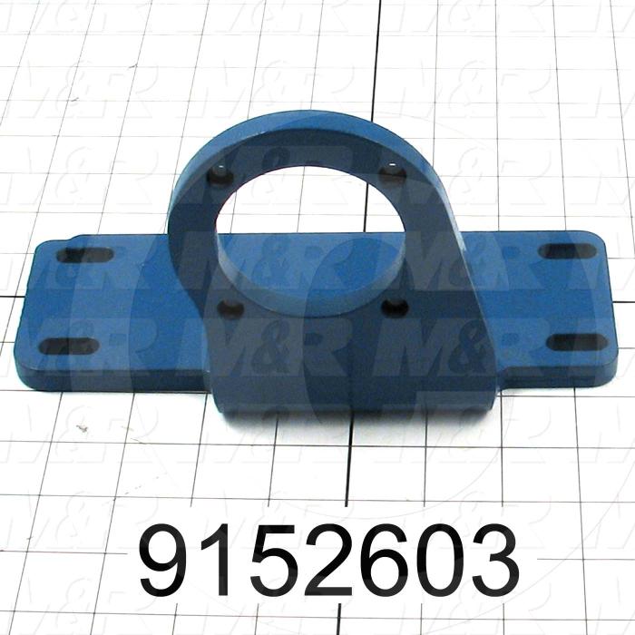 Fabricated Parts, Motor Mounting Bracket, 8.31 in. Length, 3.75 in. Width, 4.90 in. Height