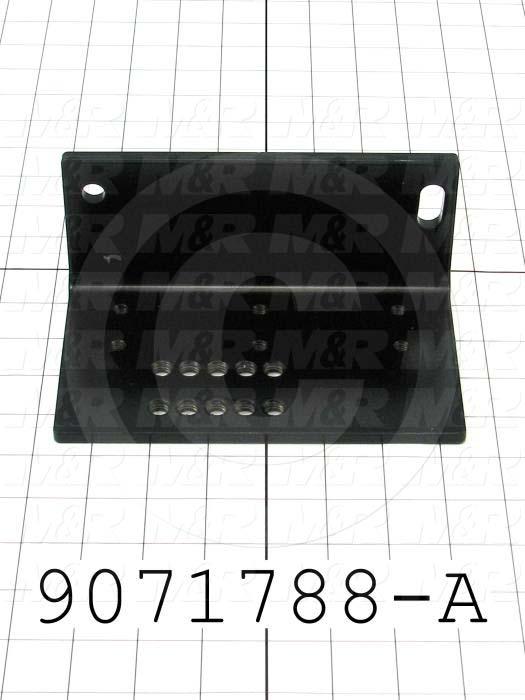 Fabricated Parts, Mounting Angle, 7.13 in. Length, 4.17 in. Width, 3.13 in. Height