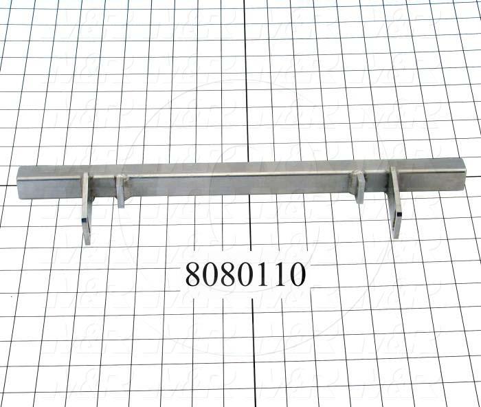 Fabricated Parts, Mounting Bar, 17.00 in. Length