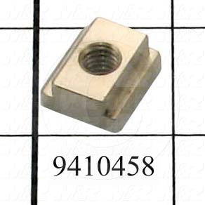 Fabricated Parts, Mounting Block, 0.75 in. Length, 0.69 in. Width, 0.31 in. Height