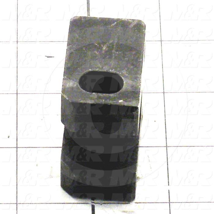Fabricated Parts, Mounting Clevis, 1.75 in. Length, 1.63 in. Width, 1.00 in. Height