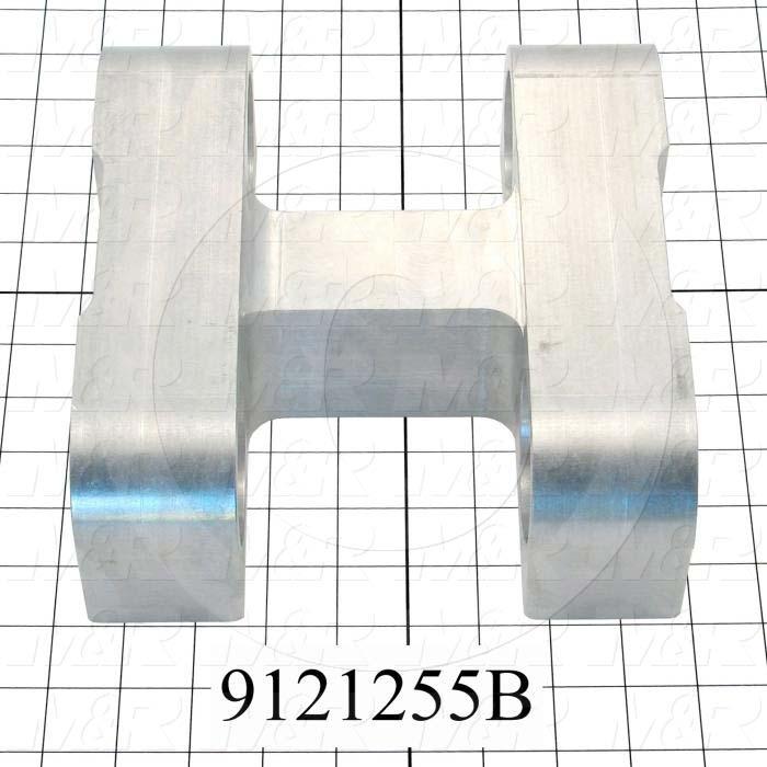Fabricated Parts, Mounting Index Carriage, 9.13 in. Length, 8.50 in. Width, 3.31 in. Height