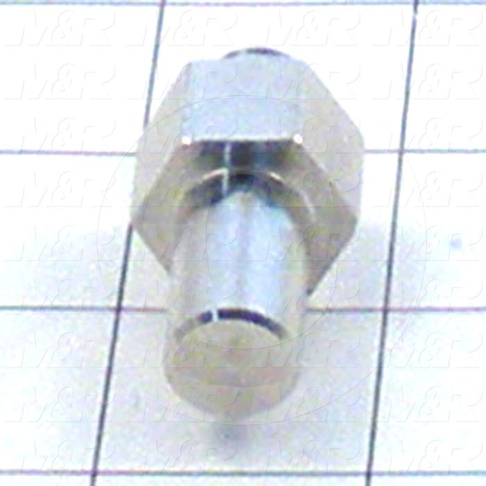 Fabricated Parts, Mstr Frame Reg Brg Mtg Shaftin, 1.94 in. Length, 0.75 in. Width, 0.75 in. Height