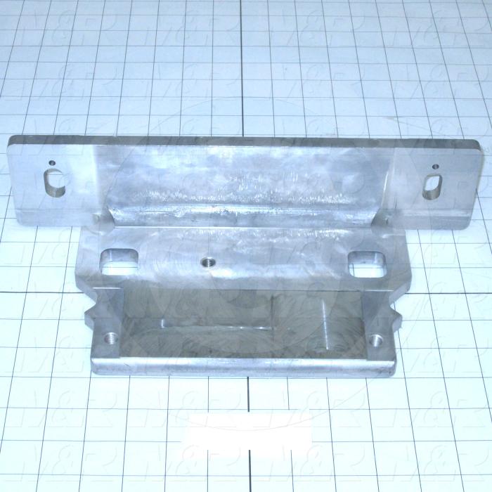 Fabricated Parts, Mtg. Angle, 13.00 in. Length, 6.00 in. Width, 3.00 in. Height, Tumble Finish