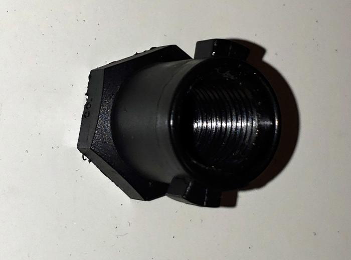 Fabricated Parts, Nozzle Adapter, 1.00 in. Length, 0.87 in. Width