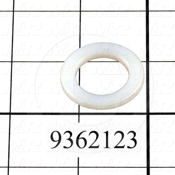 Fabricated Parts, Nylon Adjustment Washer, 1.22 in. Diameter, 0.13 in. Thickness