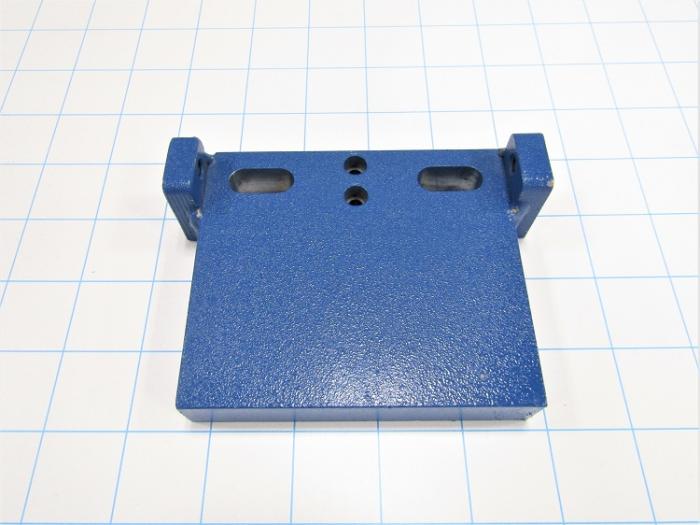Fabricated Parts, Nylon Fork Bracket Weld, 4.75 in. Length, 3.50 in. Width, 1.25 in. Height, Painted Black Finish