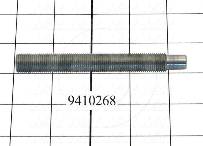 Fabricated Parts, Off Cont. Adj. Screw 4.3" Rl, 4.30 in. Length, 1/2-20 Thread Size