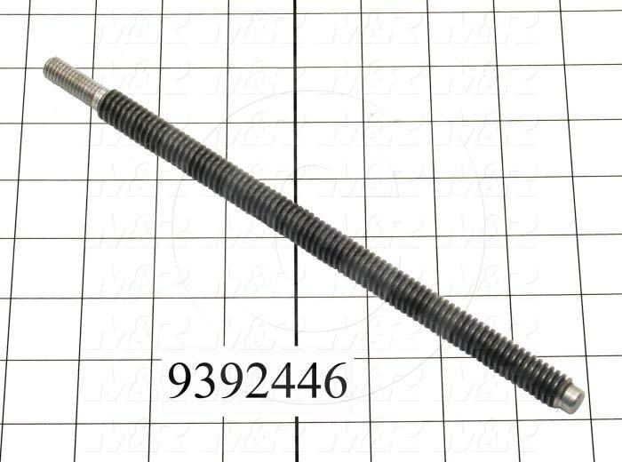 Fabricated Parts, Off Contact Cylinder Screw, 9.63 in. Length, 1/2-10 Acme RH Thread Size
