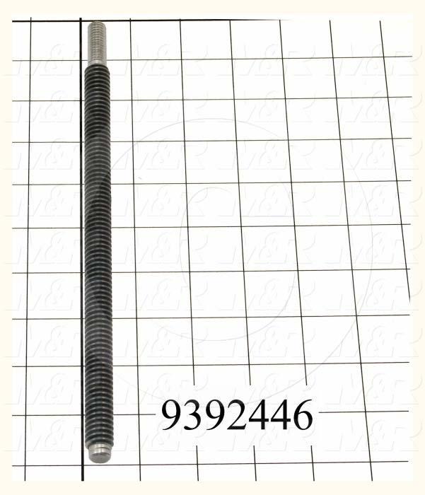 Fabricated Parts, Off Contact Cylinder Screw, 9.63 in. Length, 1/2-10 Acme RH Thread Size