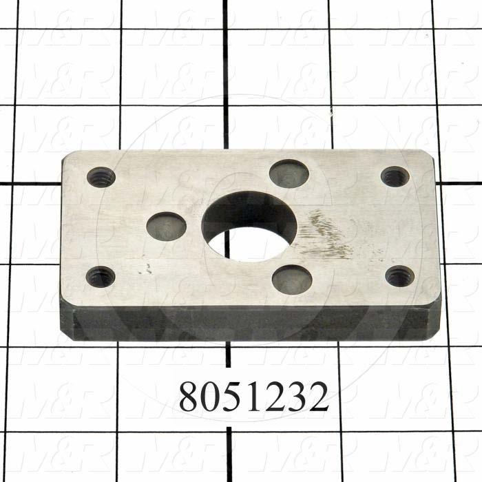 Fabricated Parts, Off-Contact Down Plate, 3.50 in. Length, 2.00 in. Width, 0.50 in. Thickness