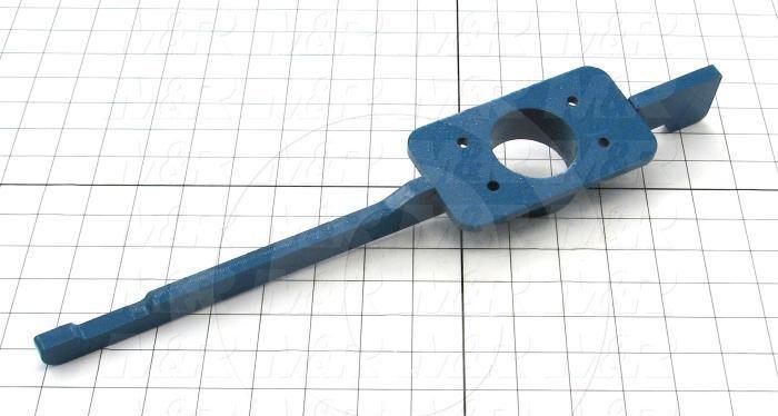 Fabricated Parts, Off Contact Lock, 15.81 in. Length, 2.75 in. Width, 1.63 in. Height