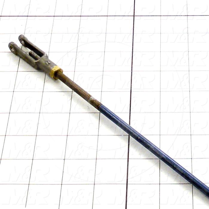 Fabricated Parts, Off Contact Pull Rod, 58.00 in. Length, 1/4-28 Thread Size