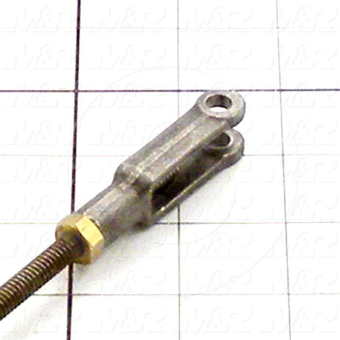 Fabricated Parts, Off Contact Pull Rod, 58.00 in. Length, 1/4-28 Thread Size