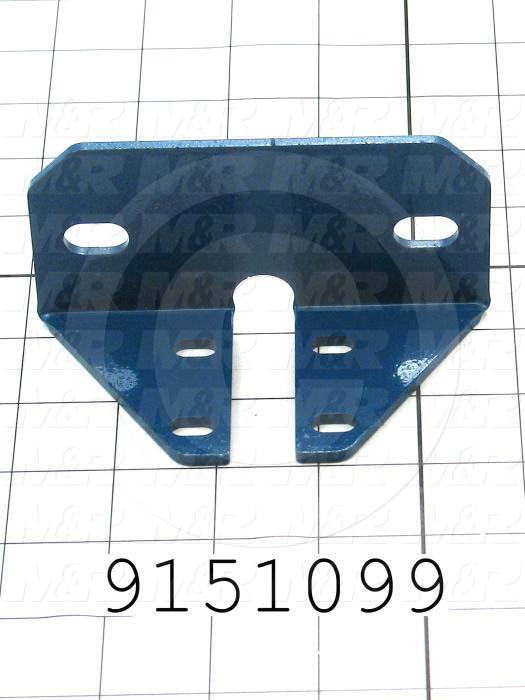 Fabricated Parts, Off Contact Spacer Bracket, 2.25 in. Length, 4.63 in. Width, 2.38 in. Height