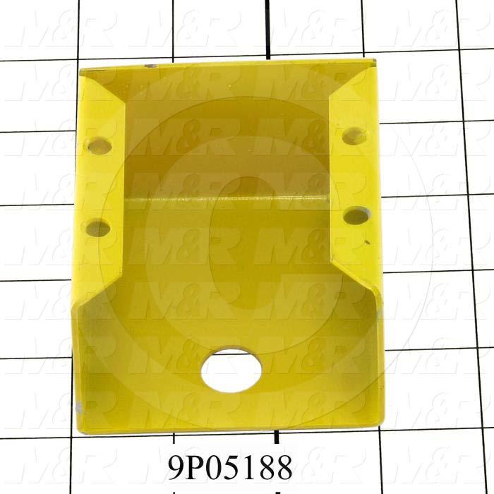 Fabricated Parts, Oiler Mounting Bracket, 3.13 in. Length, 2.00 in. Width, 3.00 in. Height