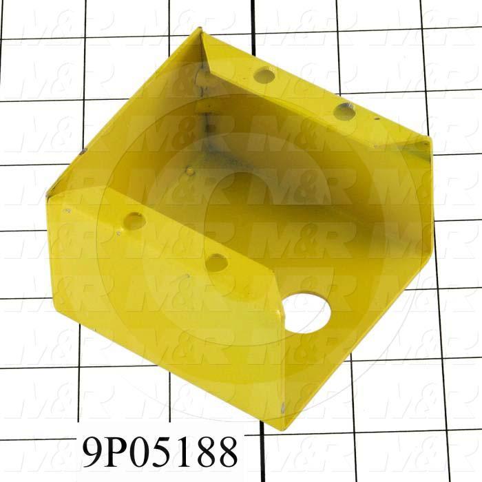 Fabricated Parts, Oiler Mounting Bracket, 3.13 in. Length, 2.00 in. Width, 3.00 in. Height