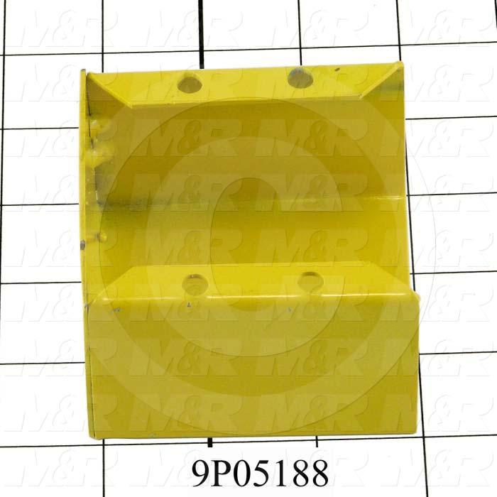 Fabricated Parts, Oiler Mounting Bracket, 3.13 in. Length, 2.00 in. Width, 3.00 in. Height