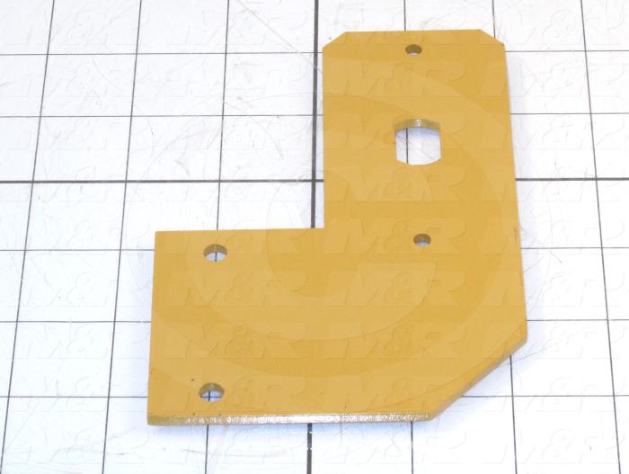 Fabricated Parts, Optical Bracket, 3.75 in. Length, 5.50 in. Width, 10 GA Thickness