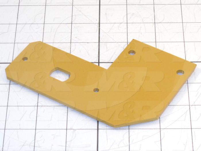 Fabricated Parts, Optical Bracket, 3.75 in. Length, 5.50 in. Width, 10 GA Thickness