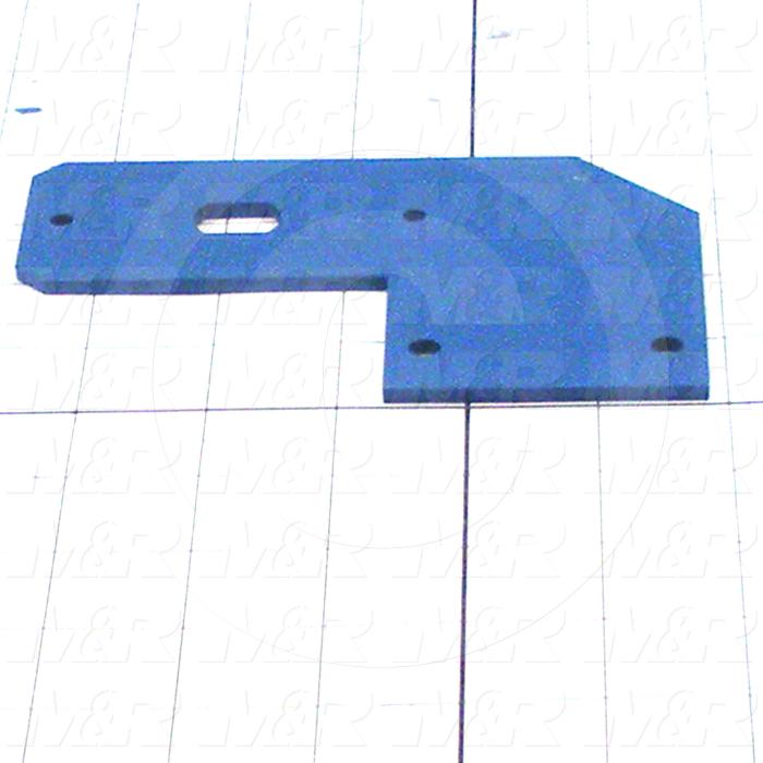 Fabricated Parts, Optical Bracket, 3.75 in. Length, 5.50 in. Width, 10 GA Thickness