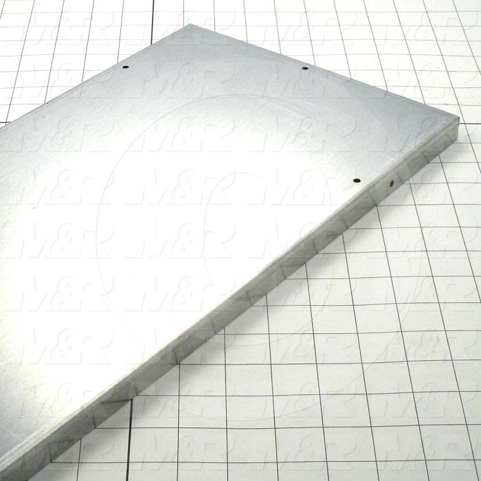 Fabricated Parts, Oven Inlet Outer Wall 38, 45.00 in. Length, 9.68 in. Width, 0.75 in. Height, 16 GA Thickness