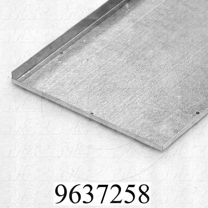 Fabricated Parts, Oven Inlet Outlet Wall, 79.00 in. Length, 9.68 in. Width, 0.75 in. Height, 16 GA Thickness